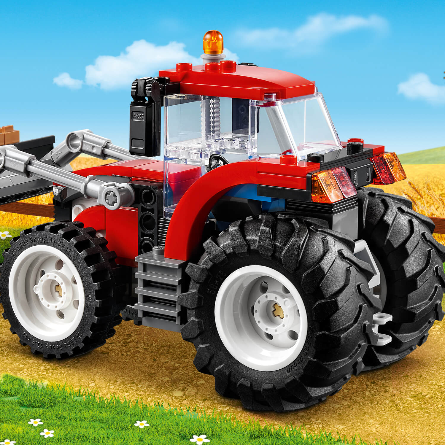 Kultovní červený traktor