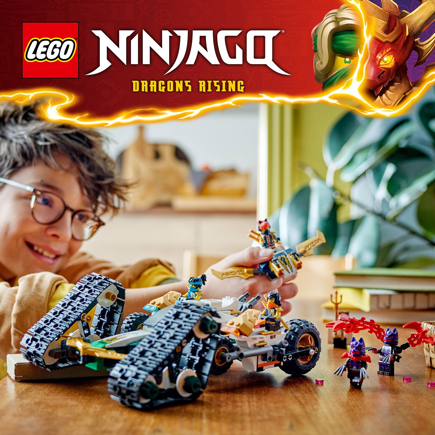 Stavebnice LEGO® NINJAGO® s vozidlem 4 v 1